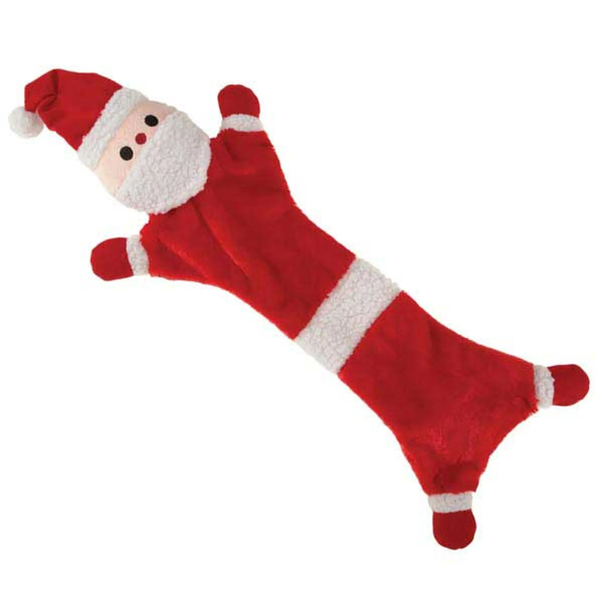 Zanies Festive Unstuffies Santa