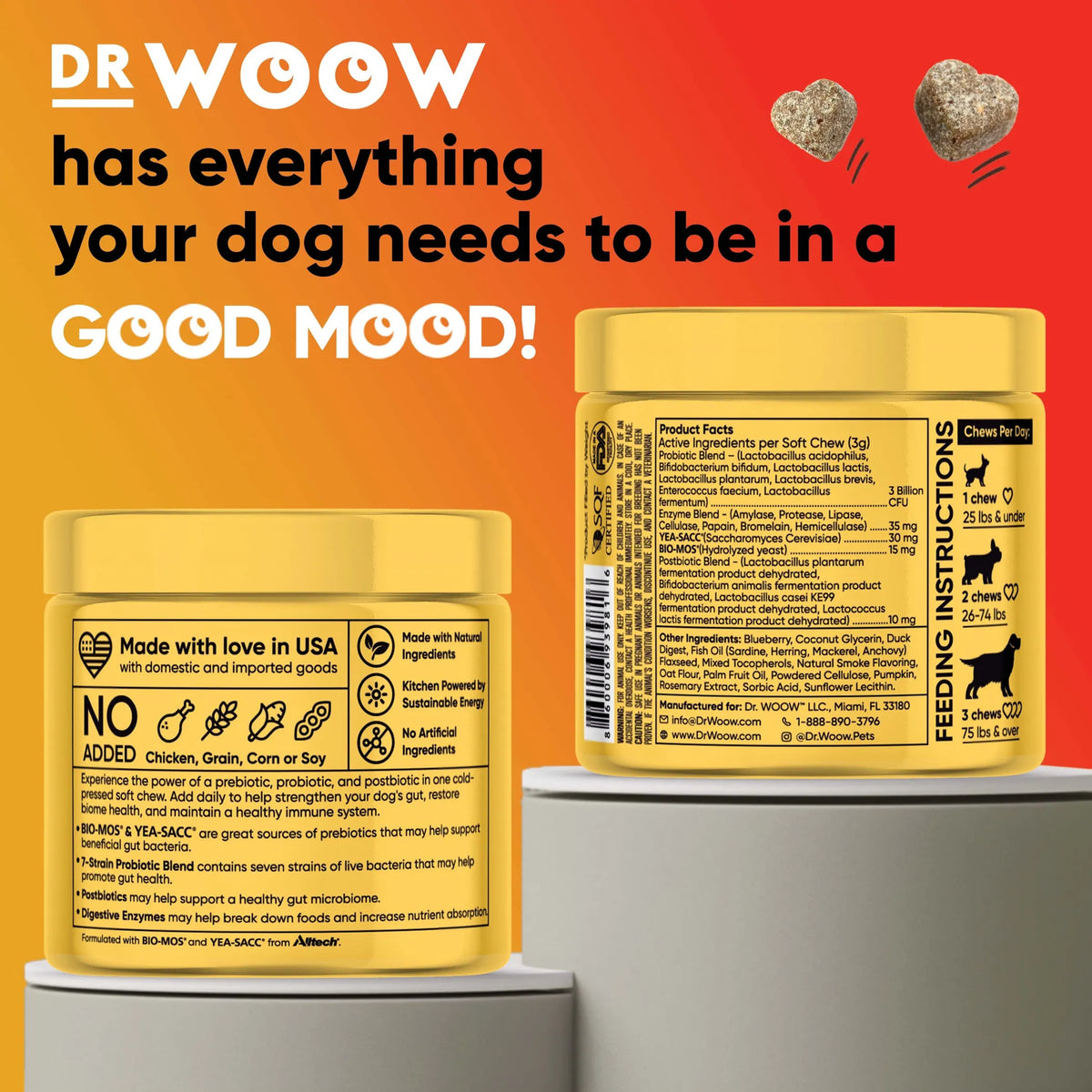 Dr Woow Digestion Soft Chews