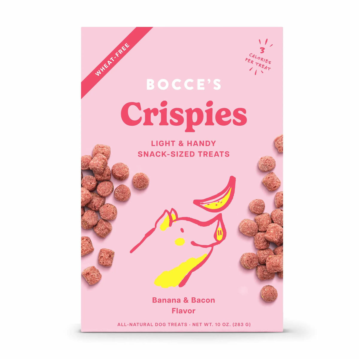 Bocce's Bakery Banana + Bacon Crispies Dog Treats 10oz