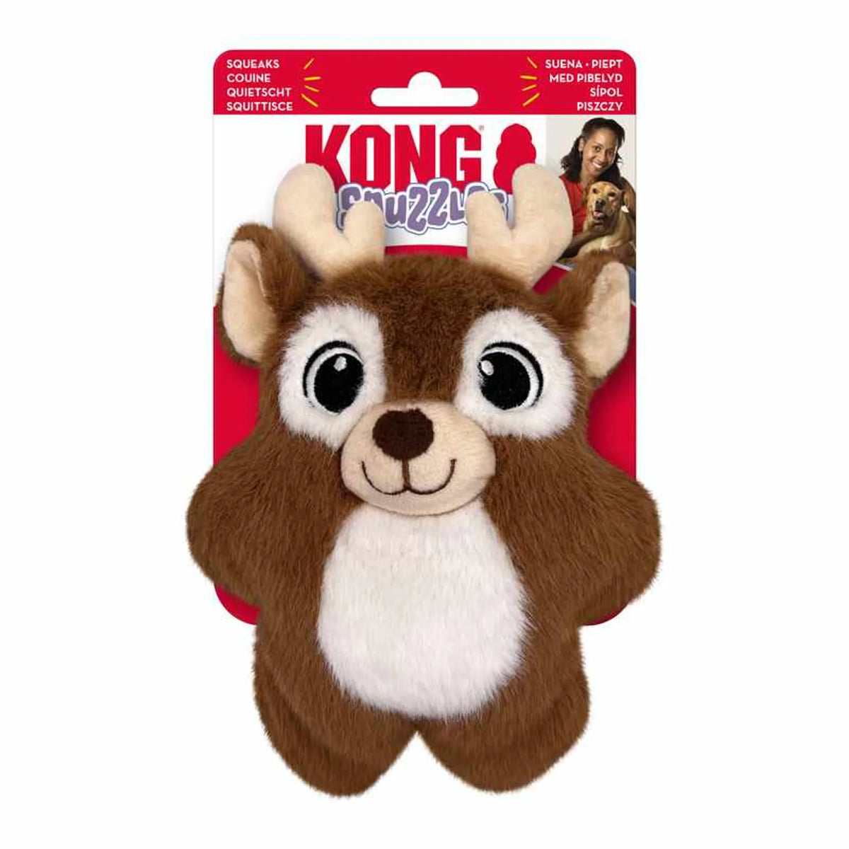 KONG Holiday Snuzzles Reindeer