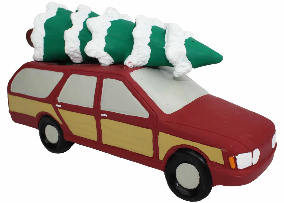 Multipet Station Wagon w/ Christmas Tree Size: 7.5"