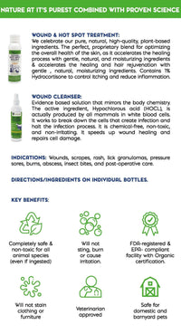 Natural Wound Cleanser and Skin Rejuvenation Combo